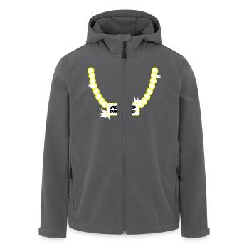 king dingeling - Recycelte Männer Softshell-Jacke von Stanley/Stella - Anthrazit - Vorne - AI Model Male 185 light (185cm)