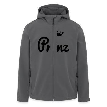 Prinz - Recycelte Männer Softshell-Jacke von Stanley/Stella - Anthrazit - Vorne - AI Model Male 185 light (185cm)