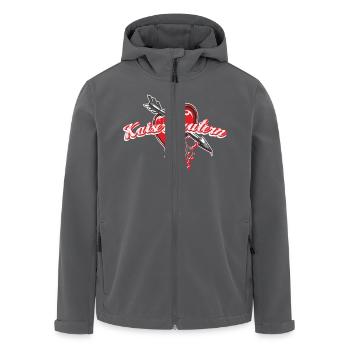 Kaiserslautern - Recycelte Männer Softshell-Jacke von Stanley/Stella - Anthrazit - Vorne - AI Model Male 185 light (185cm)