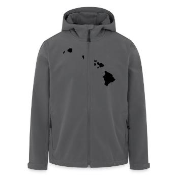 hawaii insel - Recycelte Männer Softshell-Jacke von Stanley/Stella - Anthrazit - Vorne - AI Model Male 185 light (185cm)