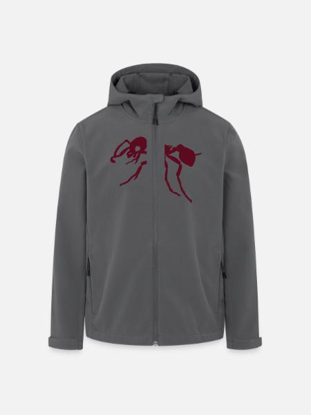 Ameise - Recycelte Männer Softshell-Jacke von Stanley/Stella - Anthrazit