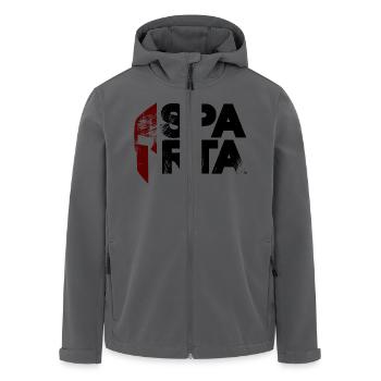 Sparta - Recycelte Männer Softshell-Jacke von Stanley/Stella - Anthrazit - Vorne - AI Model Male 185 light (185cm)