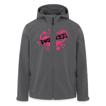 princess - Recycelte Männer Softshell-Jacke von Stanley/Stella - Anthrazit - Vorne - AI Model Male 185 light (185cm)