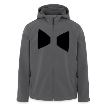 Fliege - Recycelte Männer Softshell-Jacke von Stanley/Stella - Anthrazit - Vorne - AI Model Male 185 light (185cm)