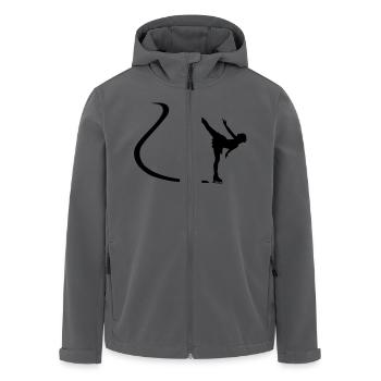 Eiskunstlauf - Recycelte Männer Softshell-Jacke von Stanley/Stella - Anthrazit - Vorne - AI Model Male 185 light (185cm)