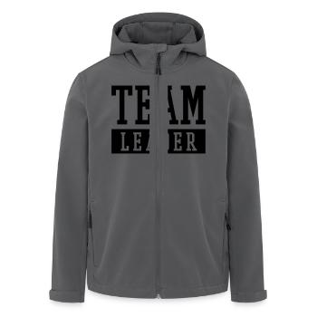 Team Leader - Recycelte Männer Softshell-Jacke von Stanley/Stella - Anthrazit - Vorne - AI Model Male 185 light (185cm)