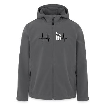 Bowling ekg heartbeat bowler strike legend bowl - Recycelte Männer Softshell-Jacke von Stanley/Stella - Anthrazit - Vorne - AI Model Male 185 light (185cm)