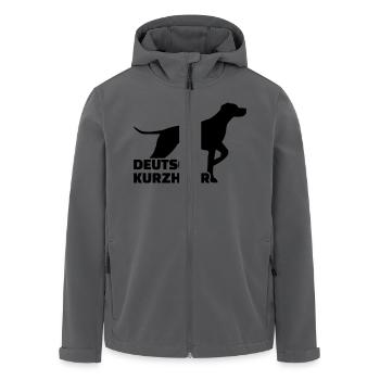 Deutsch Kurzhaar - Recycelte Männer Softshell-Jacke von Stanley/Stella - Anthrazit - Vorne - AI Model Male 185 light (185cm)