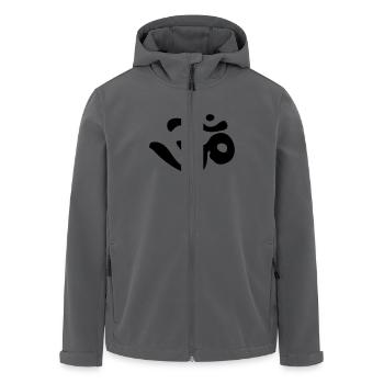 OM - AUM - Recycelte Männer Softshell-Jacke von Stanley/Stella - Anthrazit - Vorne - AI Model Male 185 light (185cm)