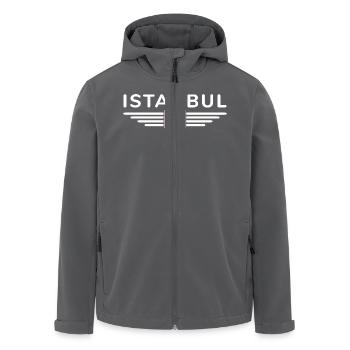 Türkei Ankara Türkiye Istanbul T Shirt Design - Recycelte Männer Softshell-Jacke von Stanley/Stella - Anthrazit - Vorne - AI Model Male 185 light (185cm)
