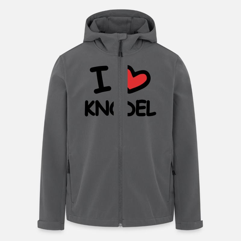 J’adore les boulettes - Veste softshell homme en polyester recyclé Stanley/Stella - charbon