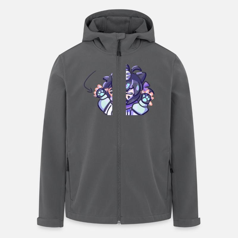 Gremlin Yuki - Recycelte Männer Softshell-Jacke von Stanley/Stella - Anthrazit