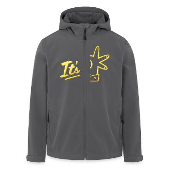 Es ist ok Zitate positiv Zitat niedlich Liebe Positivität - Recycelte Männer Softshell-Jacke von Stanley/Stella - Anthrazit - Vorne - AI Model Male 185 light (185cm)