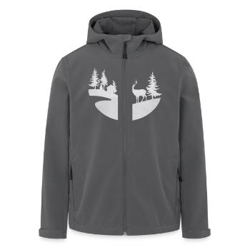 Winter - Recycelte Männer Softshell-Jacke von Stanley/Stella - Anthrazit - Vorne - AI Model Male 185 light (185cm)