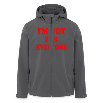 im not for everyone - Recycelte Männer Softshell-Jacke von Stanley/Stella - Anthrazit - Vorne - AI Model Male 185 light (185cm)