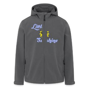 Little Sunshine - Recycelte Männer Softshell-Jacke von Stanley/Stella - Anthrazit - Vorne - AI Model Male 185 light (185cm)
