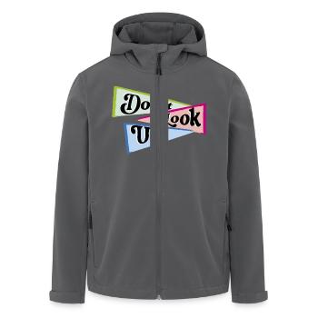 Don't look up - Recycelte Männer Softshell-Jacke von Stanley/Stella - Anthrazit - Vorne - AI Model Male 185 light (185cm)