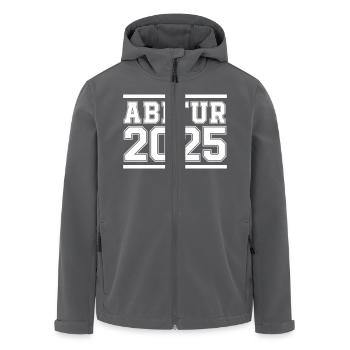 abitur 2025 - Recycelte Männer Softshell-Jacke von Stanley/Stella - Anthrazit - Vorne - AI Model Male 185 light (185cm)