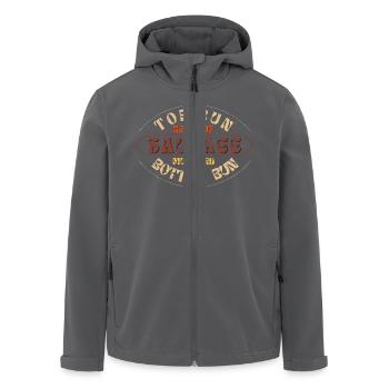 Top Bun Ketchup Wurst Senf Unteres Brötchen - Recycelte Männer Softshell-Jacke von Stanley/Stella - Anthrazit - Vorne - AI Model Male 185 light (185cm)