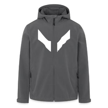 Hand Pfote - Recycelte Männer Softshell-Jacke von Stanley/Stella - Anthrazit - Vorne - AI Model Male 185 light (185cm)