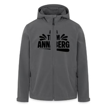 Team Annaberg - Recycelte Männer Softshell-Jacke von Stanley/Stella - Anthrazit - Vorne - AI Model Male 185 light (185cm)