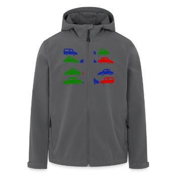 Autos - Recycelte Männer Softshell-Jacke von Stanley/Stella - Anthrazit - Vorne - AI Model Male 185 light (185cm)