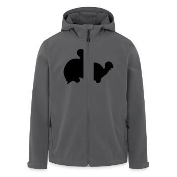 Schildkröte Sex - Recycelte Männer Softshell-Jacke von Stanley/Stella - Anthrazit - Vorne - AI Model Male 185 light (185cm)