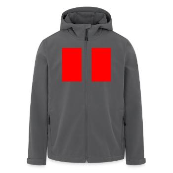 formen6 - Recycelte Männer Softshell-Jacke von Stanley/Stella - Anthrazit - Vorne - AI Model Male 185 light (185cm)