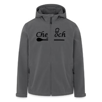 Chefkoch - Recycelte Männer Softshell-Jacke von Stanley/Stella - Anthrazit - Vorne - AI Model Male 185 light (185cm)