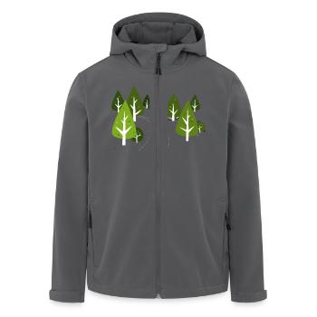 Rotkäppchen - Recycelte Männer Softshell-Jacke von Stanley/Stella - Anthrazit - Vorne - AI Model Male 185 light (185cm)