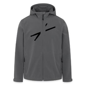 Drumsticks Schlagzeug - Recycelte Männer Softshell-Jacke von Stanley/Stella - Anthrazit - Vorne - AI Model Male 185 light (185cm)