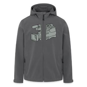 Videokamera 2 - Recycelte Männer Softshell-Jacke von Stanley/Stella - Anthrazit - Vorne - AI Model Male 185 light (185cm)