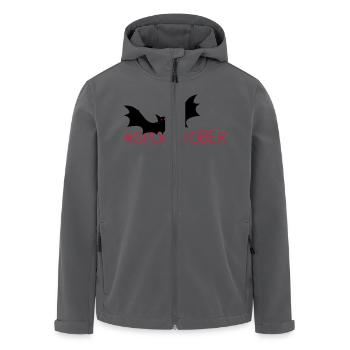 #spooktober / Halloween - Recycelte Männer Softshell-Jacke von Stanley/Stella - Anthrazit - Vorne - AI Model Male 185 light (185cm)