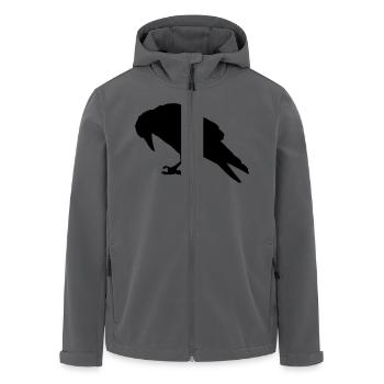Rabe - Recycelte Männer Softshell-Jacke von Stanley/Stella - Anthrazit - Vorne - AI Model Male 185 light (185cm)
