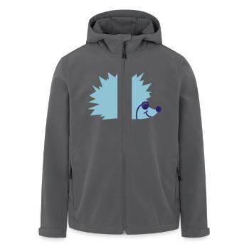 Igel - Recycelte Männer Softshell-Jacke von Stanley/Stella - Anthrazit - Vorne - AI Model Male 185 light (185cm)