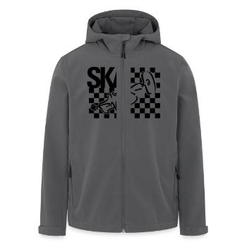 Ska Trompete Shirt - Recycelte Männer Softshell-Jacke von Stanley/Stella - Anthrazit - Vorne - AI Model Male 185 light (185cm)