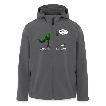 T-Rex D5 - Recycelte Männer Softshell-Jacke von Stanley/Stella - Anthrazit - Vorne - AI Model Male 185 light (185cm)