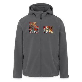 The Original / The Remix - Vater Sohn Partnershirt - Recycelte Männer Softshell-Jacke von Stanley/Stella - Anthrazit - Vorne - AI Model Male 185 light (185cm)