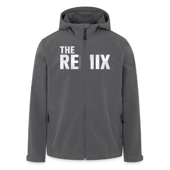 The Original / The Remix - Vater Sohn Partnershirt - Recycelte Männer Softshell-Jacke von Stanley/Stella - Anthrazit - Vorne - AI Model Male 185 light (185cm)