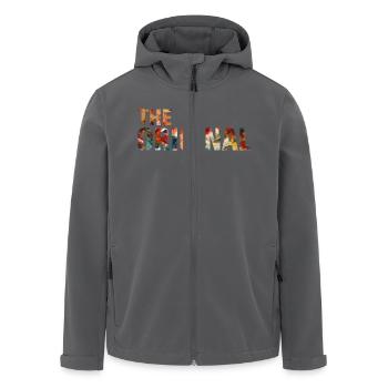 The Original / The Remix - Vater Sohn Partnershirt - Recycelte Männer Softshell-Jacke von Stanley/Stella - Anthrazit - Vorne - AI Model Male 185 light (185cm)