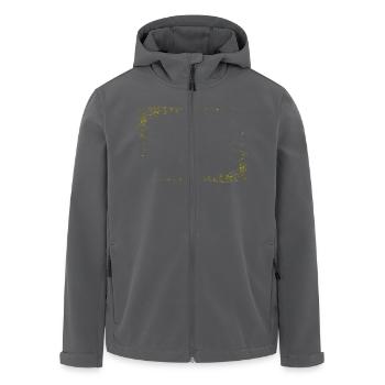 Sternrahmen Gold - Recycelte Männer Softshell-Jacke von Stanley/Stella - Anthrazit - Vorne - AI Model Male 185 light (185cm)