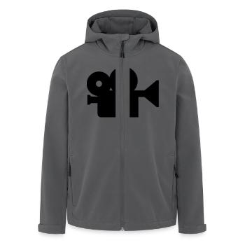 kamera foto - Recycelte Männer Softshell-Jacke von Stanley/Stella - Anthrazit - Vorne - AI Model Male 185 light (185cm)