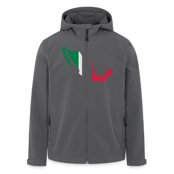 Mexiko - Recycelte Männer Softshell-Jacke von Stanley/Stella - Anthrazit - Vorne - AI Model Male 185 light (185cm)