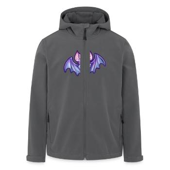 kleine Fledermaus Tobi - Recycelte Männer Softshell-Jacke von Stanley/Stella - Anthrazit - Vorne - AI Model Male 185 light (185cm)