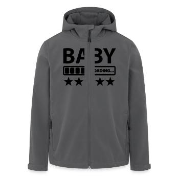 baby - Recycelte Männer Softshell-Jacke von Stanley/Stella - Anthrazit - Vorne - AI Model Male 185 light (185cm)
