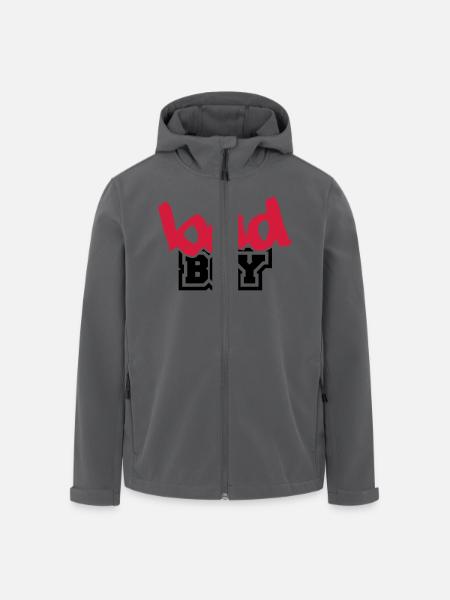 Bad Boy - Recycelte Männer Softshell-Jacke von Stanley/Stella - Anthrazit