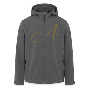 Letter A - Recycelte Männer Softshell-Jacke von Stanley/Stella - Anthrazit - Vorne - AI Model Male 185 light (185cm)