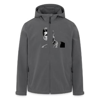 jfk - Recycelte Männer Softshell-Jacke von Stanley/Stella - Anthrazit - Vorne - AI Model Male 185 light (185cm)