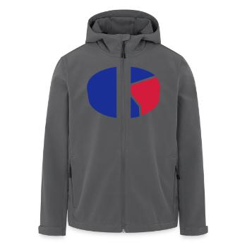 Diagramm - Recycelte Männer Softshell-Jacke von Stanley/Stella - Anthrazit - Vorne - AI Model Male 185 light (185cm)