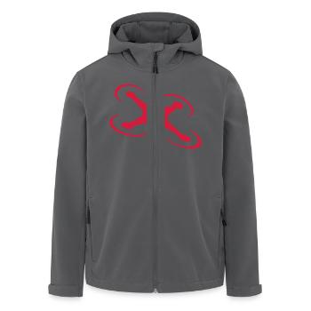 Quadrocopter Drohne Symbol - Recycelte Männer Softshell-Jacke von Stanley/Stella - Anthrazit - Vorne - AI Model Male 185 light (185cm)